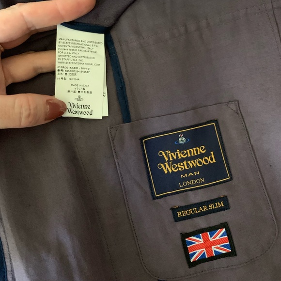 Vivienne Westwood MAN Men's Weighted Weave Blazer size 56 - Picture 13 of 16